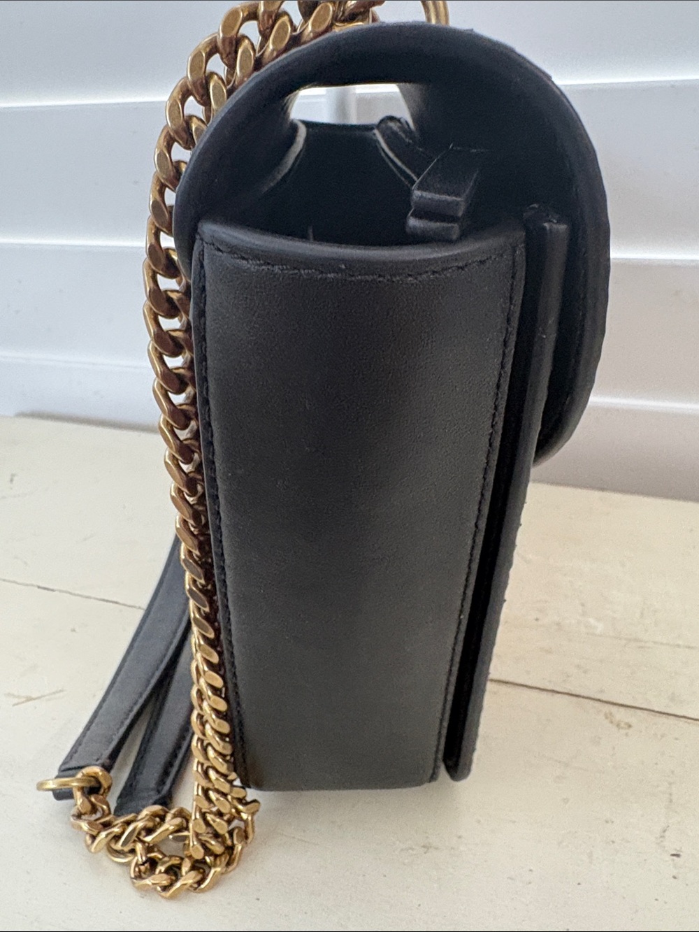Veronica Beard Multicolor Python-Texture Chain Shoulder Bag - Picture 4 of 9